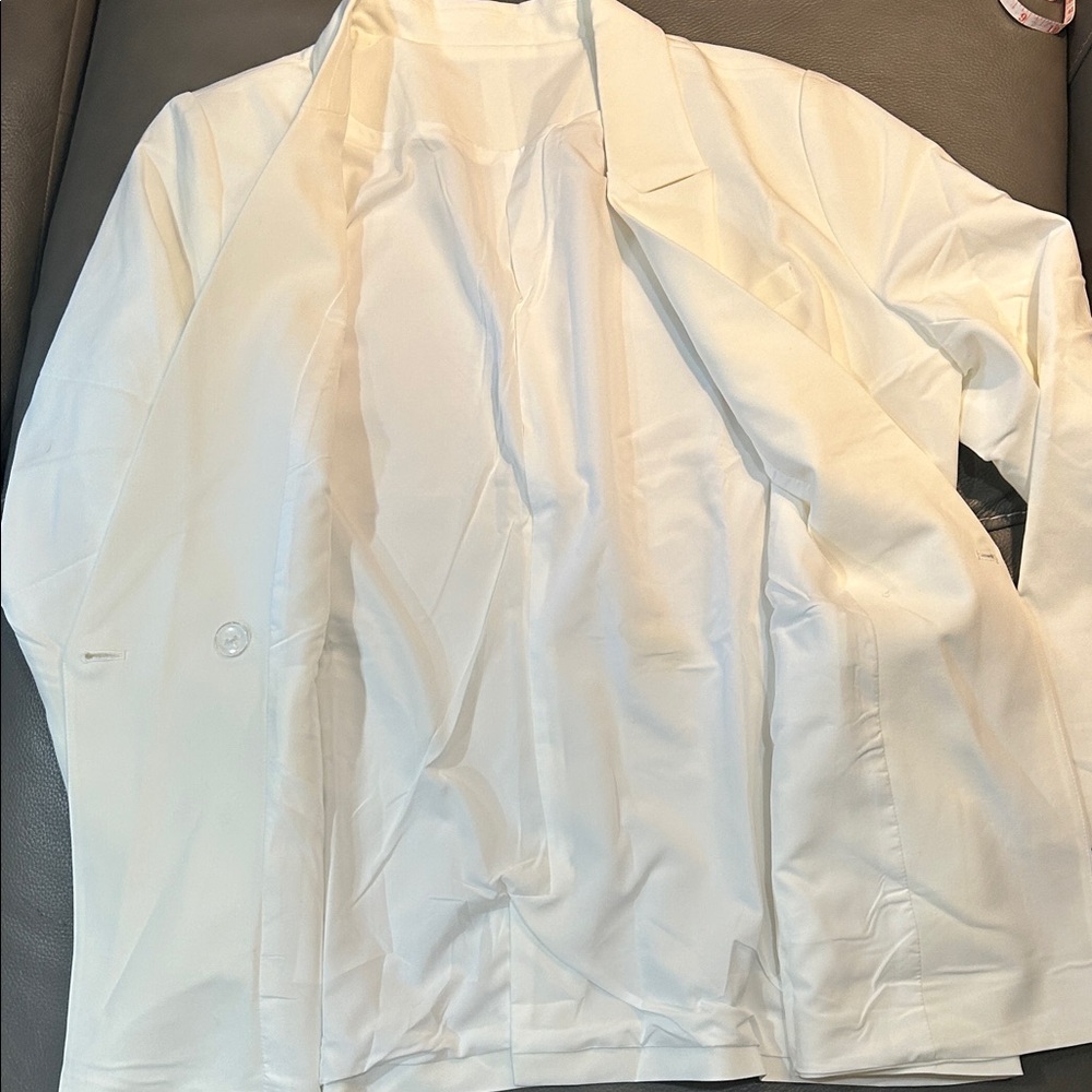Elegant White Women's Blazer, size XL, NWOT - Picture 5 of 5